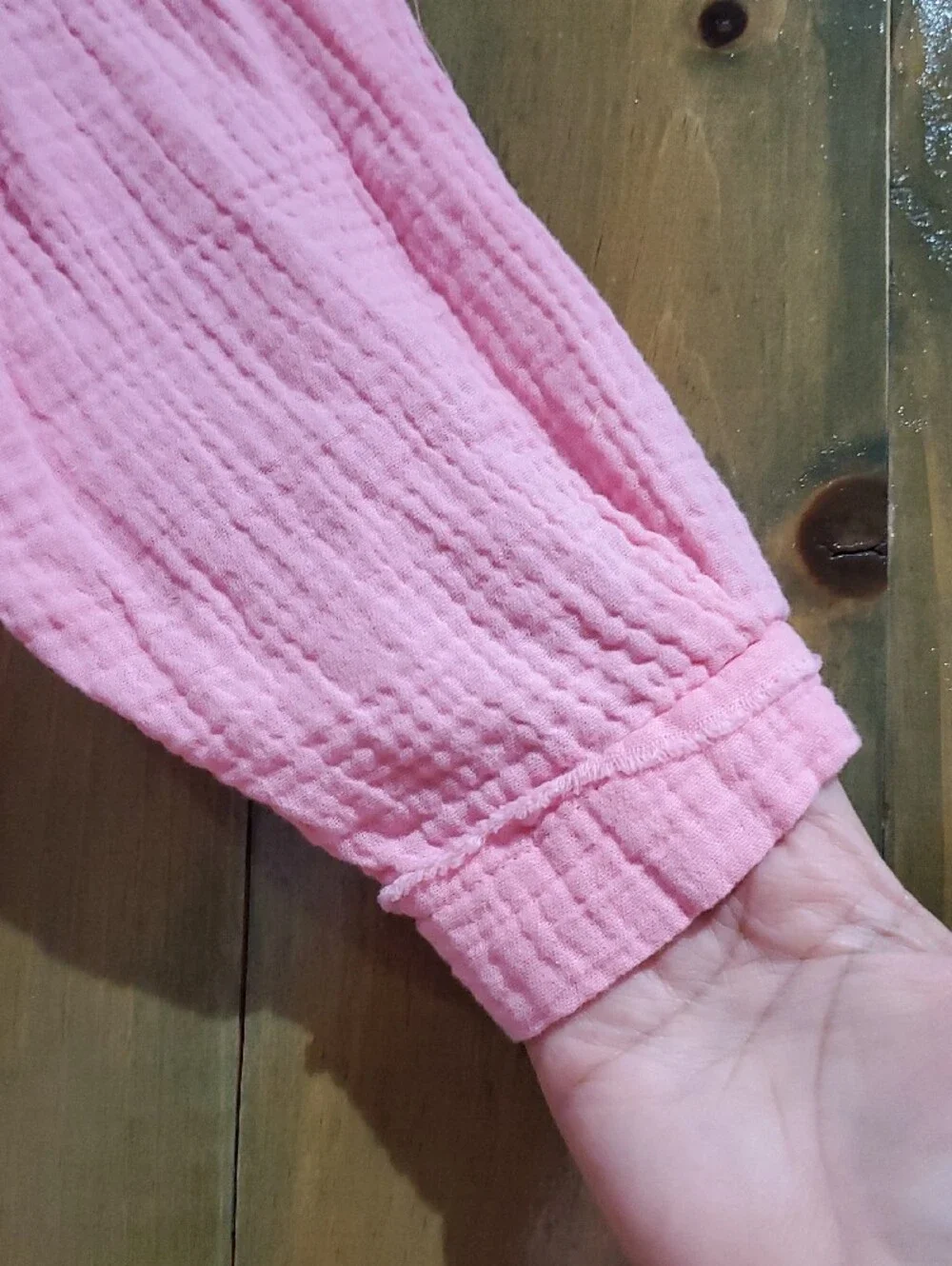 Casual Pink Button-Up Shirt - Zenana NWOT Resort Vacay Everyday Streetwear - Picture 5 of 8